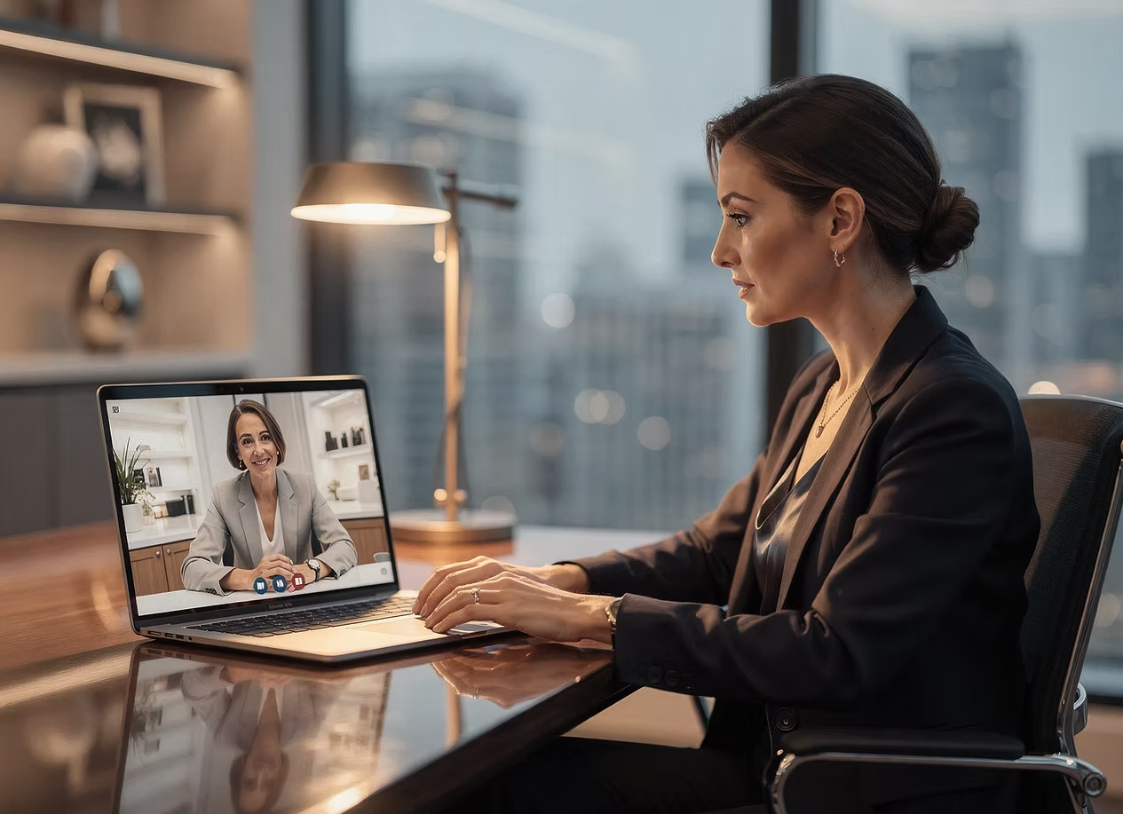 Sesión de coaching ejecutivo virtual con Vivian Montoya